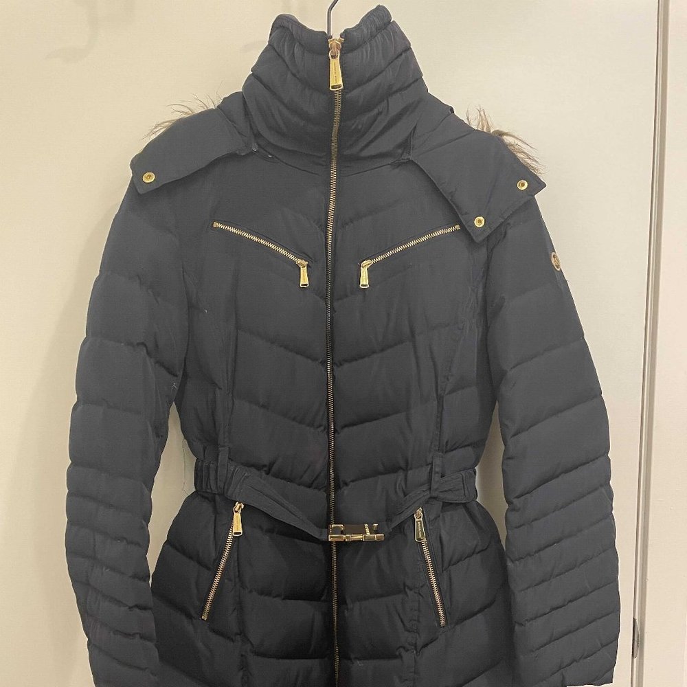 Michael Kors Winter Coat, Navy Blue